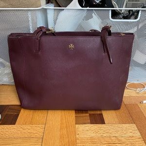Tory Burch maroon purse